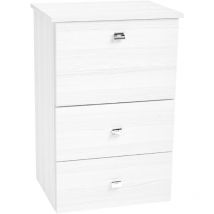 Mobile asse stiro a scomparsa in legno Bianco 55x85h cm con 1 anta e 2 cassetti