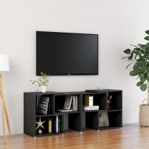 Bonnevie - Mobile TV,Mobile Porta tv Salotto,Supporto per tv da Soggiorno Nero 104x30x52 cm in Truciolato NVIW21135