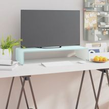 Furniture Limited - Supporto tv / Rialzo Monitor in Vetro Verde