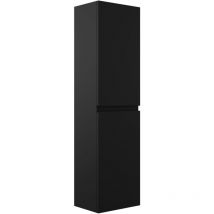 Mobiletto del bagno Angela 150 cm Nero Opaco - Mobiletto armadietto