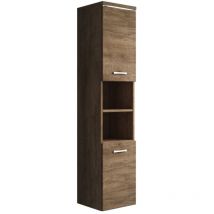 Mobiletto del bagno Paso 35 x 35 x 160 cm Rovere Marrone - Mobiletto armadietto,
