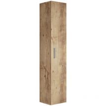 Badplaats - Mobiletto del bagno Pluto 150cm Rovere Castagno - Mobiletto armadietto