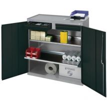 Stumpf - Mobiletto portautensili / laterale H1000xL1000xP500mm 2 cassetti 2D grigio chiaro / grigio antracite