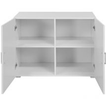 Armoire Blanche À Deux Portes