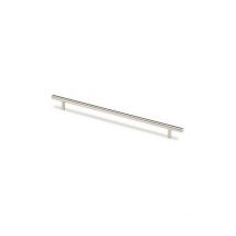 Maniglia per mobili Salvia va acciaio inox satinato 384mm D.10mm Hettich