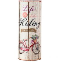 Rebecca Mobili Porte- parapluies Canvas Ronde Beige Velo Rangement 49x20x20