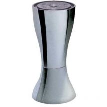 Piede in resina termoplastica regolabile h90 mm e diam 45 mm