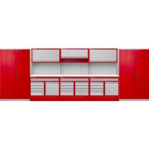 Mw Tools - Mobilier d'atelier 5,5 m avec 2 armoires PRACO3559KK