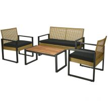 Mobilier1 - Mobilier de jardin Richardson 122 , 0x0x0cm, Tapisserie, Métal