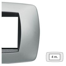 Modo plaque 4 modules titane 39TC254 - Master