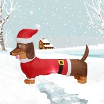 Coocheer - Modèle gonflable de Noël avec lumières Décorations de Noël extérieures Décorations de Noël Décorations de Noël Décorations de Noël