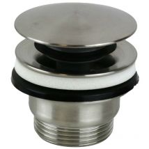 Ponsi Rubinetteria - Modelo redondo universal de desague con clic-clac Acero inoxidable aisi 316 Ercos Stilox BTSTLXVR66 acero inoxidable cepillado