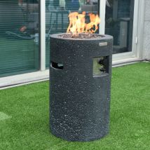 Gasfeuerstelle 'Merapi' in Lavastein-Optik - Modeno