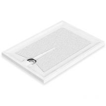 Modern 1800 x 700 mm White Rectangular Shower Tray Non-Handed