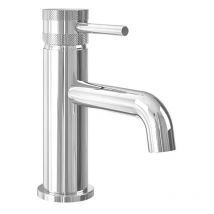 Merano - Core Chrome Finish Modern Round Style Mono Basin Mixer Bathroom Tap