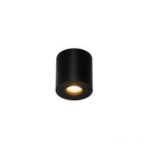 Modern bathroom spot black round IP44 - Capa - Black