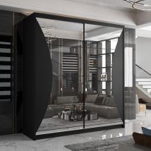 Modern California Double Sliding Door Wardrobe Mirror