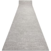 Modern Läufer tuls 51248 strukturell, Melange grau 100 cm grey 100x550 cm