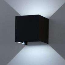 Modern Led Wall Lamp Creative Cube Wall Light Simple Wall Sconce Cold White For Corridor Black 12W