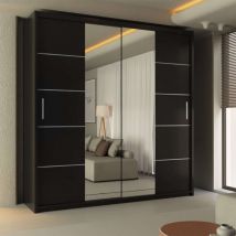 Modern Lisbon Double Door Sliding Wardrobe
