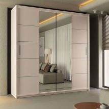 Modern Lisbon Double Door Sliding Wardrobe