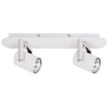 Italux - Bland - Modern Spotlights White 2 Light with White Matt Shade led, GU10