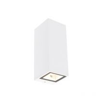 Qazqa - Modern Wall Light White 2-Light AR70 IP54 - Baleno