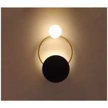 Modern Wall Light Vintage Retro Wall Lights Minimalist Elegant Wall Sconce Creative Round Wall Light For Bedroom Office Black