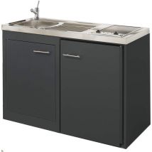 Kitchenette clipmetal 120x60 Anthracite thermolaqué - Moderna