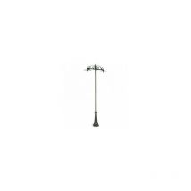 Moderne Aluminium Stehleuchte mit Porzellan E27 Lampenfassung in Graphit