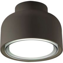 Moderne bottone Deckenleuchte aus bronzefarbenem Aluminium 1xGX53