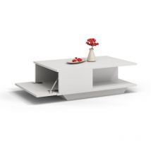 Moderner Couchtisch Denver Weiss Matt