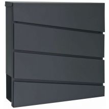 Moderne De Boîte Aux Lettres En Acier Inoxydable V2aox Murale