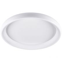 Italux - Alessia - Moderne led Flush Deckenleuchte Weiß, Warmweiß 3000K 2750lm