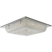 Mercer - Moderne led Flush Deckenleuchte Chrom, Silber, Warmweiß 3000K 2900lm - Italux