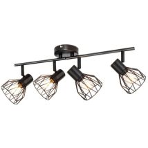 Moderne Joyinled 4-flammige Deckenleuchte, Schwarz, E14-fassung, Led-beleuchtung Für Küche, Esszimmer, Flur, Schlafzimmer (leuchtmittel Nicht 
