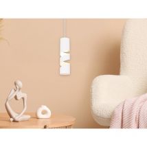Trio Leuchten - Moderne Kleine Pendelleuchte Stream 1-flammig Aus Metall In Weiß, Ø 12cm