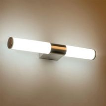 Moderne LED 40CM Lampe Miroir Salle de Bain,8W Blanc Chaud Décoratif éclairage Lampe Armoire Miroir,Applique Murale étanche IP65,pour Salle de