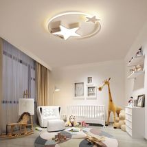 Gojoy - Moderne led plafonnier étoile garçons filles chambre D'enfants lampe télécommande