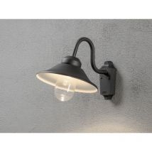 Led Außenwandleuchte vega im Landhausstil Schwarz, Höhe 30cm
