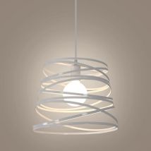 Moderne Pendelleuchte, Retro Industrielle Spirale Vintage Metall E27 Hängelampe für Wohnzimmer Schlafzimmer Esszimmer Küche Café