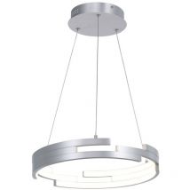 Velar - Moderner LED-Anhänger Silber oxidiert, warmweiß 3000K 3360lm dimmbar - Italux