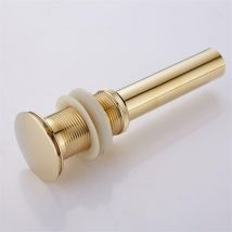 Moderne Pop-up Rétro Bouchon Bonde de Lavabo Vidange Clic-clac sans Trop-Plein en Laiton Bronzé Universel Valve Draineur d'Evier Vasque Siphon sans