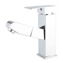 Moderne Robinet Salle de Bain Cascade, Design Elégant Robinet Lavabo, Mitigeur en Laiton, Eau Chaude et Froide Disponible, Robinetterie