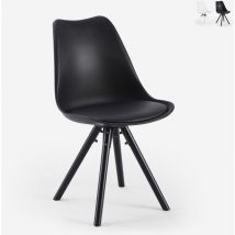 Ahd Amazing Home Design - Moderne Stuhl für Esszimmer und Küche im nordischen Stil Dorva - Schwarz
