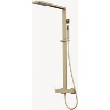 Kroos - Moderne Thermostat-duschsäule Gebürstete Vergoldung - Sirius