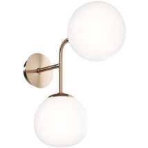 Maytoni - Wandlampe Wandleuchte Spotlampe Spotleuchte Wohnzimmerlampe Metall messing Glas
