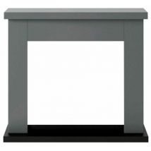 Ugo Grau Kaminrahmen Cm 99x88,3x25 Fuego Cornice Caminetto Ugo Grigia