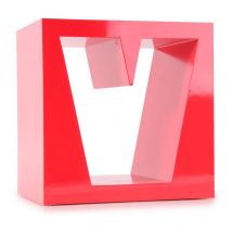 BHP - Raumtrenner Holzregal Wandregal mdf Wohnzimmerregal Ablage Love B421016-5