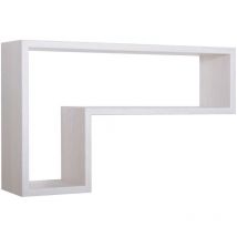 Dekorativer wandregal mod. Lettera farbe eiche imperial